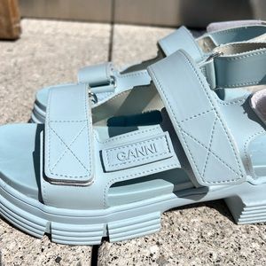 Ganni Rubber Sole Sandles - Gem